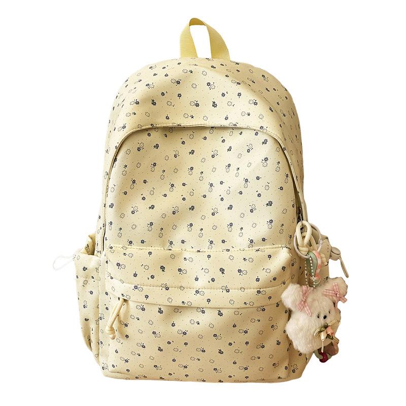 Schoolbag Schoolbag Girl Cute Fresh Printing Backpack Junior High School College Student Schoolbag Dopamine High Value Backpack