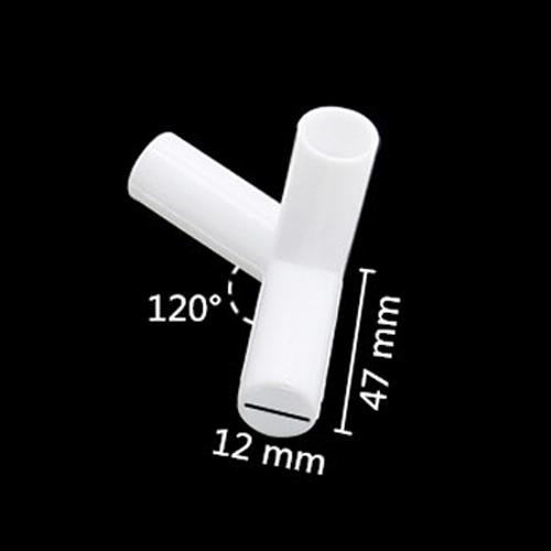 5 Stück Innendurchmesser 12mm Gerader Winkel 4-Wege T-Stück 60 90 120 135 Grad PVC Verbinder DIY Kleiderschrank Zelt Fitting Adapter