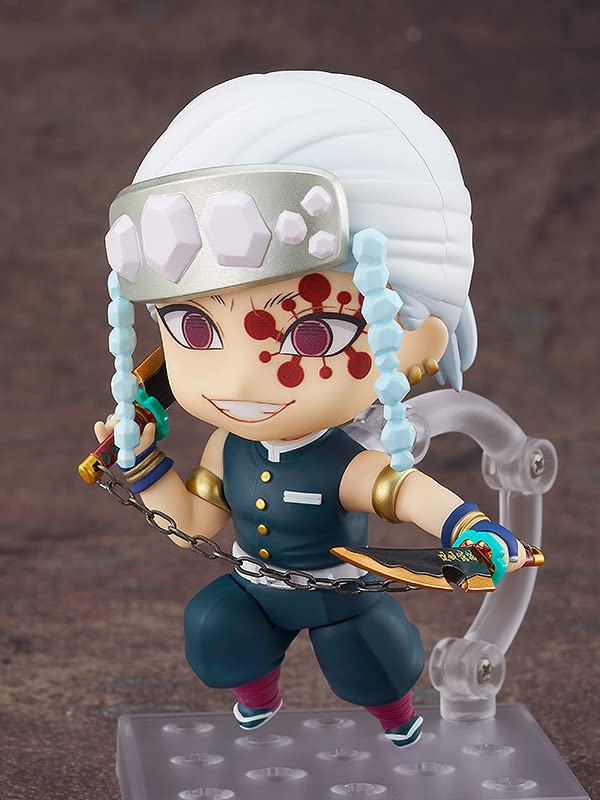 Nendoroid Demon Kimetsu no Yaiba Usu Tengen Plastic Painted Movable Figure Slayer Non-scale
