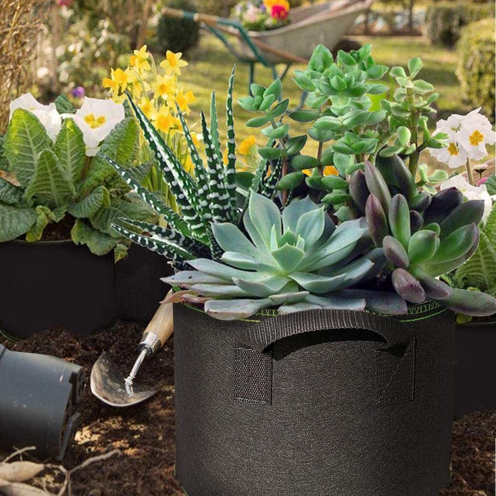 Kartoffel Anzuchtsäcke Vlies Kartoffel Pflanzgefäß Gemüse Pflanzsäcke für Zuhause Balkon Garten Karotten Tomaten Gemüse