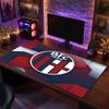 Bologna FC Theme Pattern Mouse Pad, Soccer Logo Design XXL Gaming Desk Mat Non-Slip Computer Mouse Pad