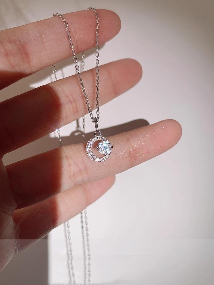 

Ожерелье «Лунный циркон»: Стильный женский подарок, модный рождественский подарок 2025 года и подарок для девушки