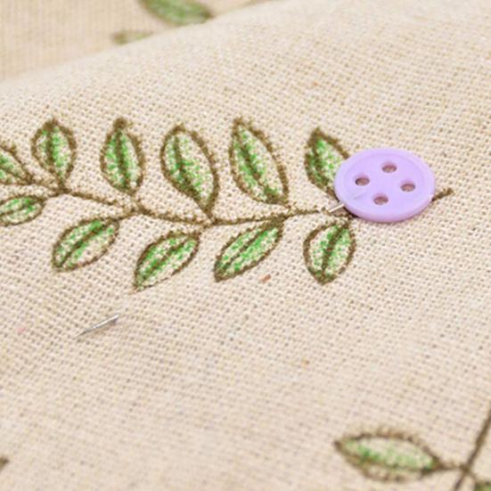 100Pcs/Box Dressmaking Pins Embroidery Patchwork Mixed Color Sewing Needle Tool