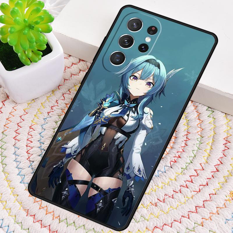 Genshin Impact Eula Game Silicone Phone Case For Samsung Galaxy Note 10 Pro S26 S25 S24 S23 S22 S21 Plus S25Ultra Capa Cover