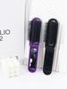 2-piece Set of Multi-color Portable Foldable Mirror Comb, Anti-static Folding Mirror Comb Special for Real Hair Wigs