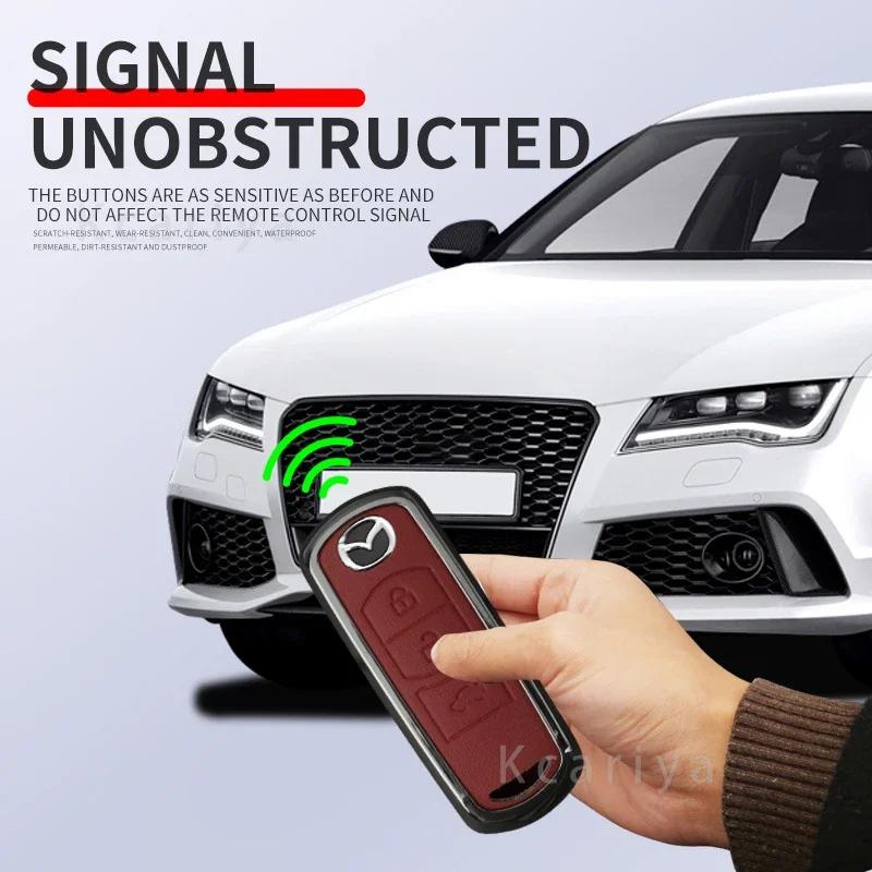 2025 Horký Celoplošný Kryt Držák Plášť pro Klíč od Auta Pro Mazda 2 3 5 6 BL BM GJ Atenza Axela Demio CX-3 CX3 CX-5 CX5 CX7 CX-7 CX-9 CX8