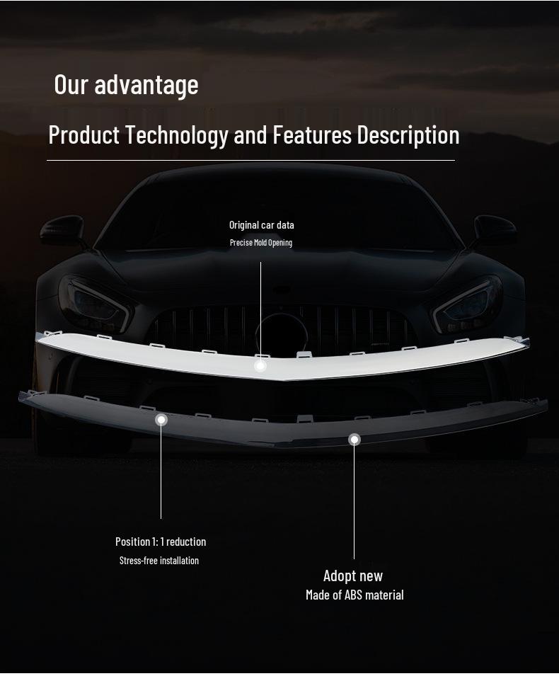 Mercedes-Benz E-Klasse W213 Frontstoßstange Chromleiste 2138857000/2138857800.