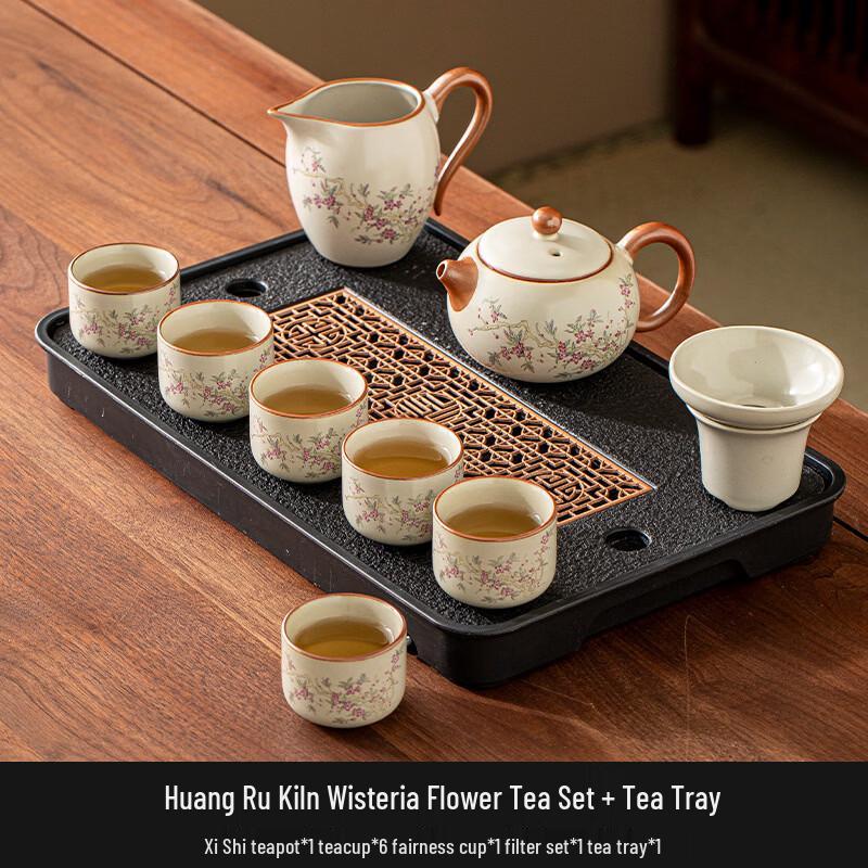 Wisteria Ru Ware Gongfu Tea Set