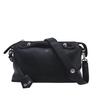 Used By The Way Shoulder Bag Leather Black Silver 2WAY