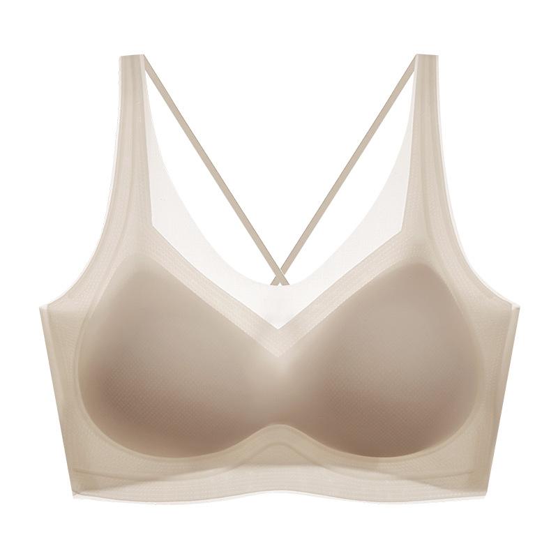 Sports women's anti-sagging breast 1111 thin seamless sexy back bra cover