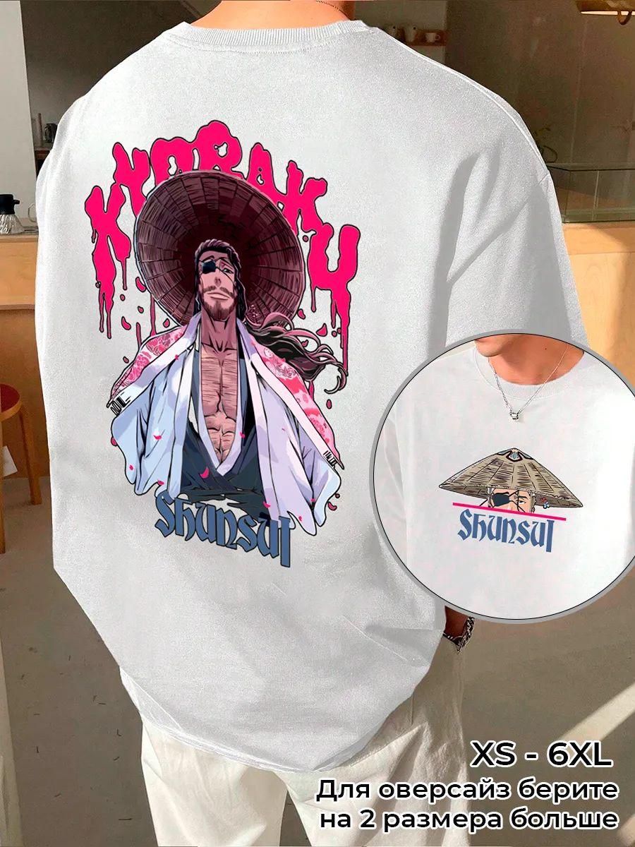 Bleach Shunsui Kyōraku double-sided print T-shirt XL