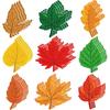 Cholemy 108 Pcs Maple Leaves Cutouts Fall Classroom Decorations Autumn Bulletin Board Decor Paper Fall Leaves Cutouts Crafts for Kids Thanksgiving