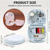 Mini Sewing Box Multifunctional Military Training Needlebox Home Portable Set Student Dormitory Handmade Sewing Kit Sewing Box