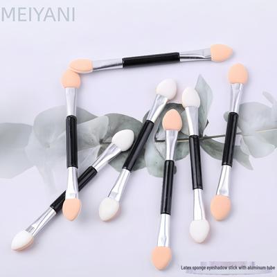 Dual-Ended Eyeshadow Stick with Sponge Applicator and Smudge Brush for Eye Makeup