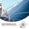 12Pcs Solar Panel Rack Clips Metal Bracket Clip Household Stand Buckle Outdoor Fixed Buckle Reliable Durable Solar Panel Supply