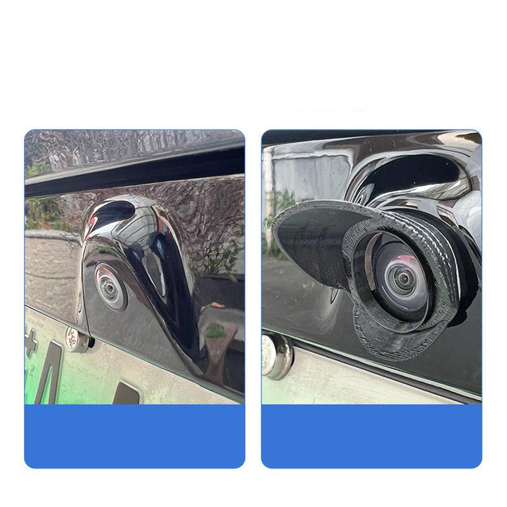 Car Backup Camera Rain Shield Adhesive Waterproof Curved Lens Hood Cars Rear View Backups Cameras Cover for Outdoor Driving