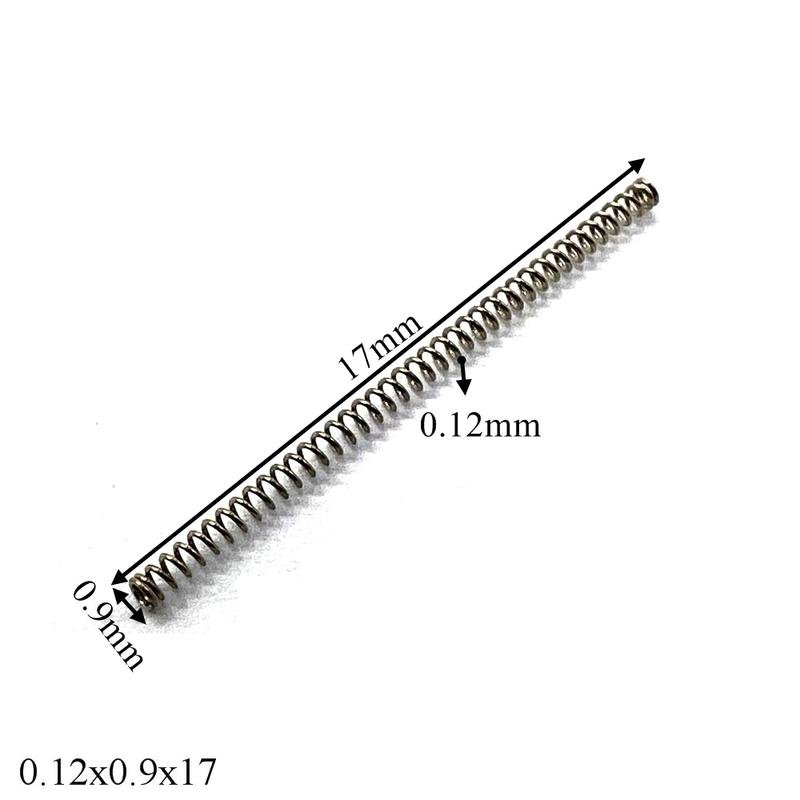 10pcs Watch Spring Precision Small Spring Strap Button Springs Wire Diameter 0.12-0.15MM FW-SBYH