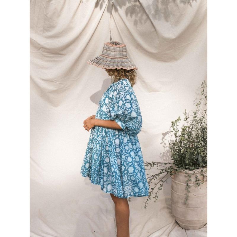 Sommer-Damenkleid, modisch, große Yards, lose Träger, personalisierte literarische Retro-Kleider im europäischen und amerikanischen Stil