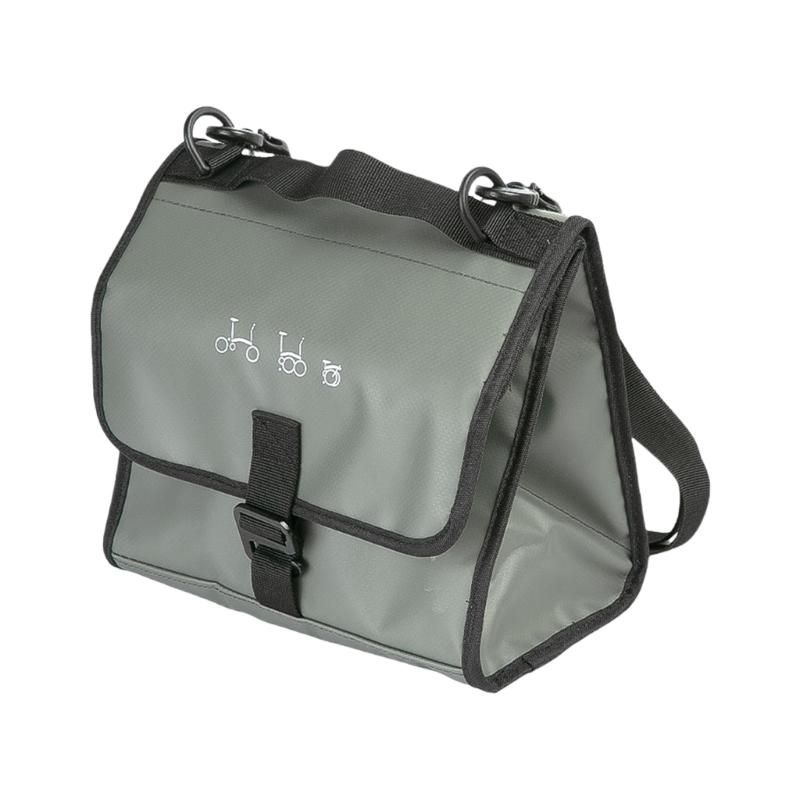 

Quickly Install Thermals Bike Bag For Folding Bicycles Features Waterproofed Fabric And Antislip Zippers Pulls светло-серый