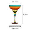 Hand Painted Margarita Glass  Moroccan Collection Glassware Unique Decorative Margarita Glasses Kitchen Table Décor