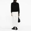 Moncler Solid Color Logo Patch Cuffed Knit Sweatpants Women bottoms I10938H00002899WC033