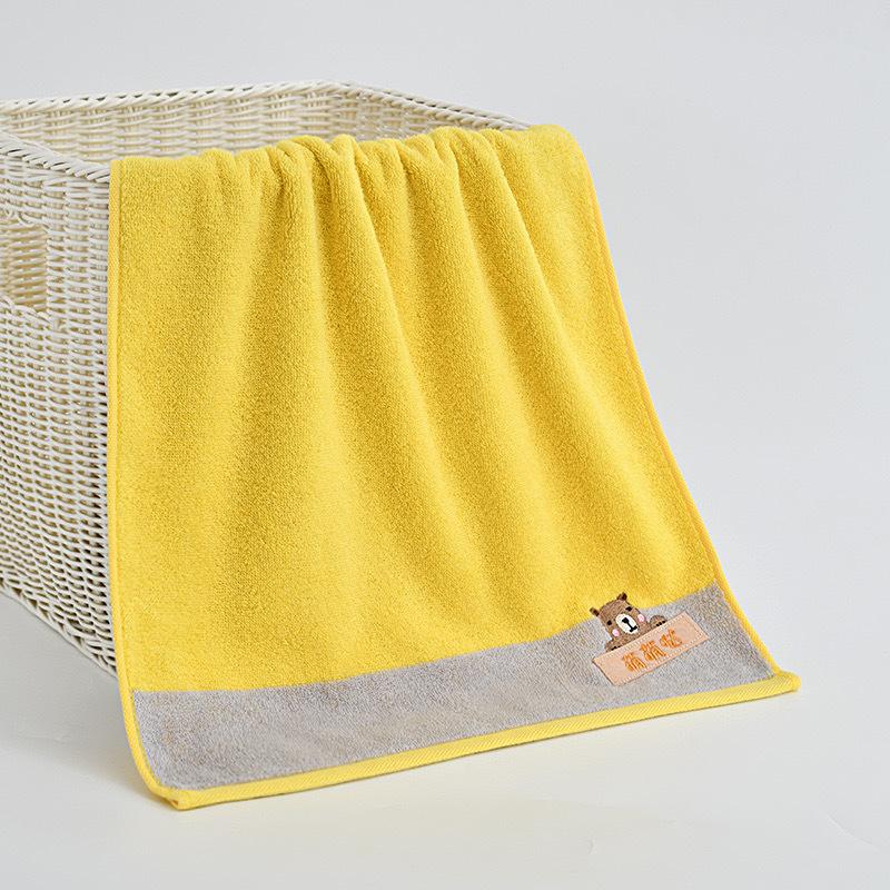 

Полотенце чистый хлопок для умывания лица бытовое полотенце для лица хлопок мягкий взрослый мужской и женский банные полотенца мягкие приятные для кожи без выпадения ворса 72*34cm 92g жёлтый
