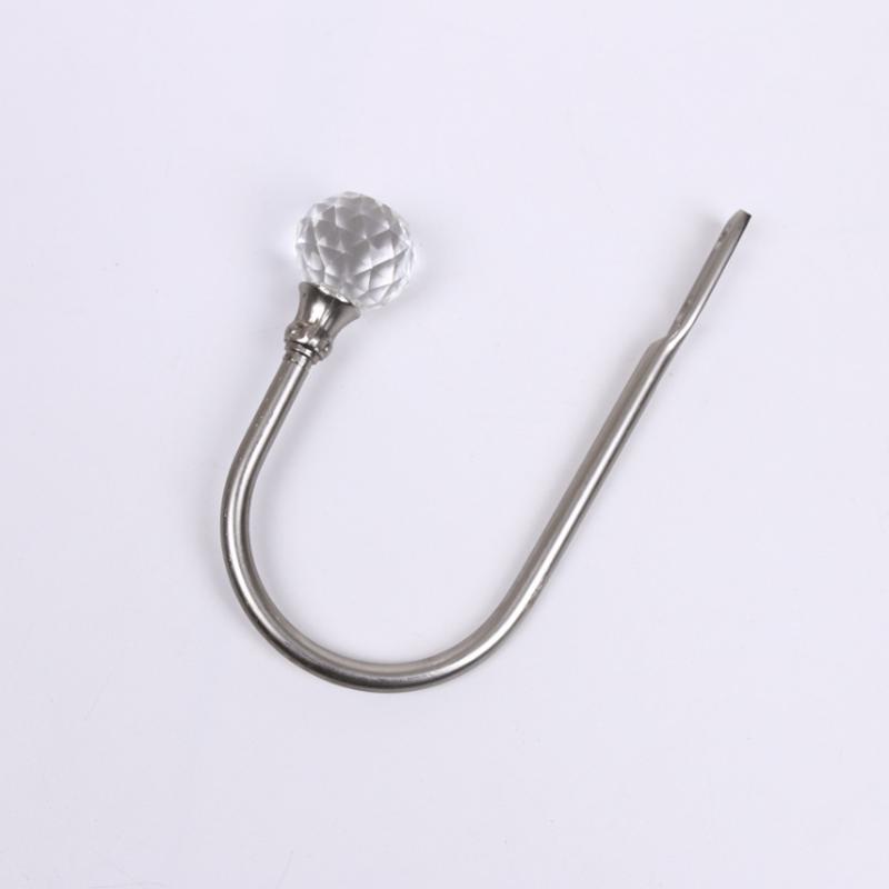 

Silvergold 2 шт. Металлические Кристальные Настенные Задники Держатели Крючки серебряный