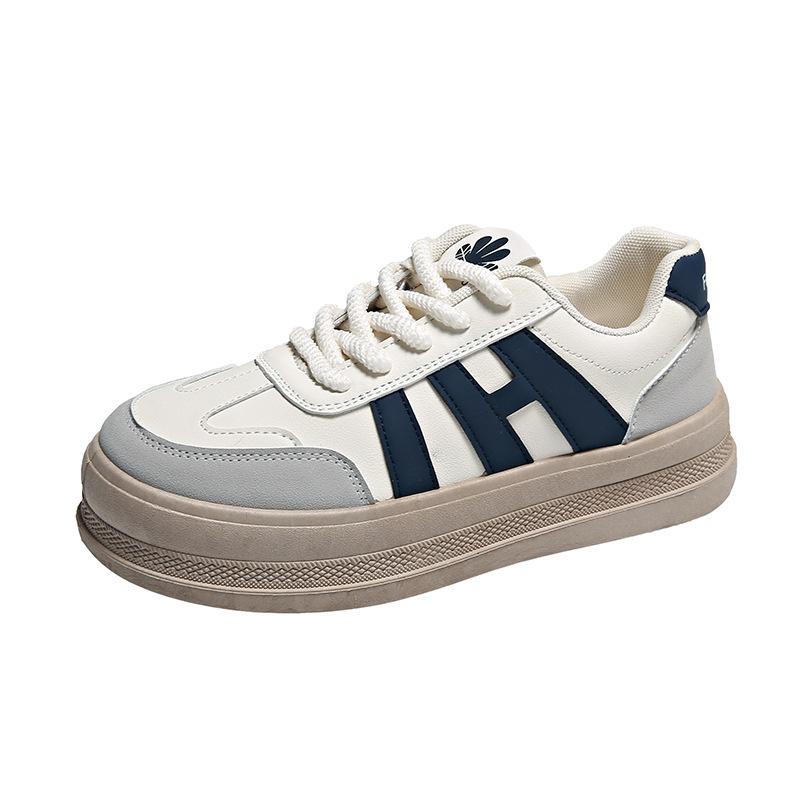 

Platform muffin shoes in the autumn of 22 years, new casual sports board shoes ins tide increases height 35 синий