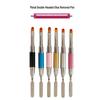 Dual-Use Gel Therapy Nail Art Pen: Round and Flat Tips for Embossing and Color Mixing