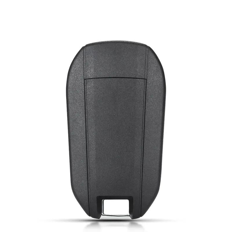 KEYYOU Gusci Guscio Chiave Auto Telecomando Pieghevole a 3 Pulsanti Per Citroen Aircross C3 C4 Per Peugeot 308 208 508 3008 5008 VA2/HU83
