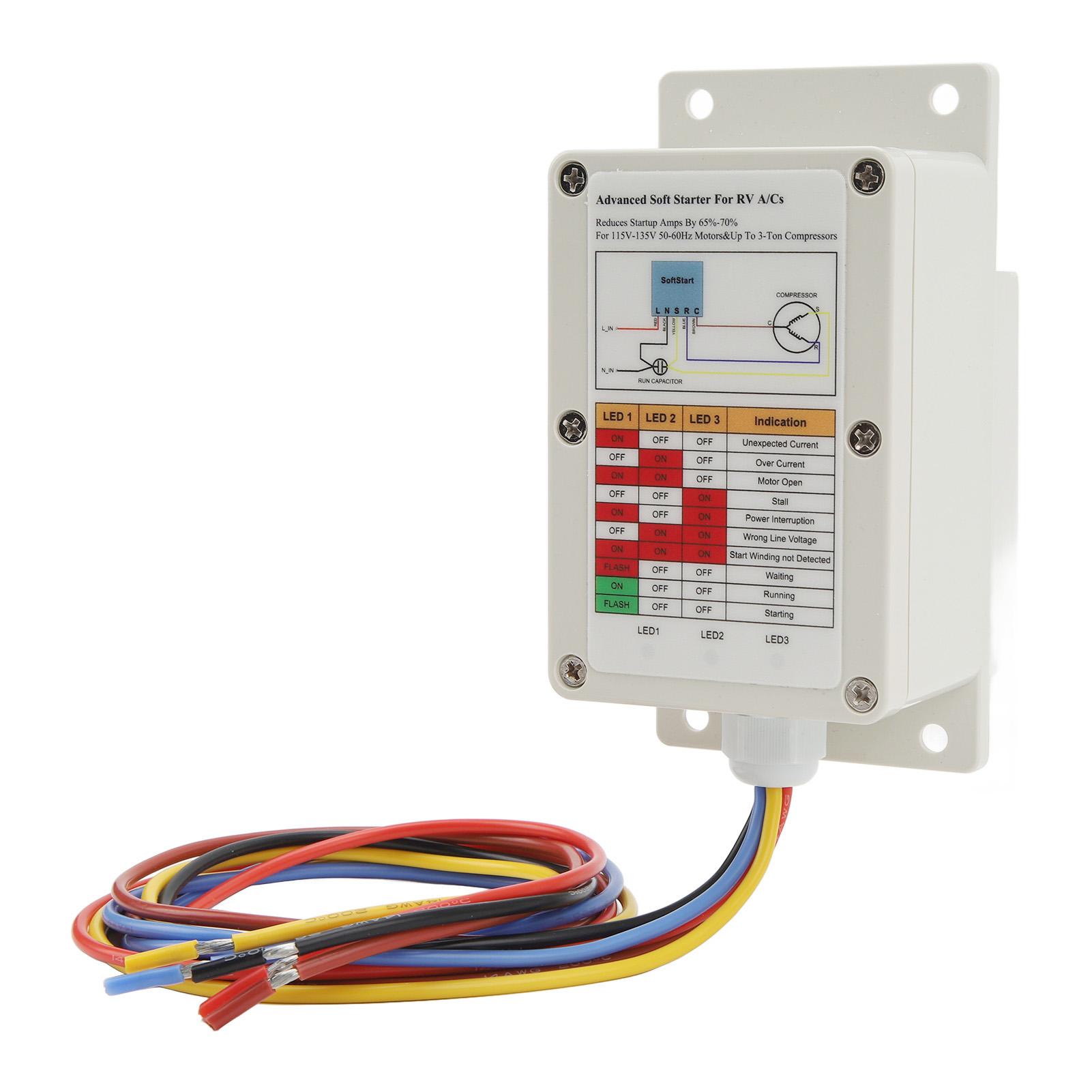 

RV AC Soft Starter ASY 364 X20 IP 364 Кондиционер Плавный пуск Компрессорный блок для 115 В