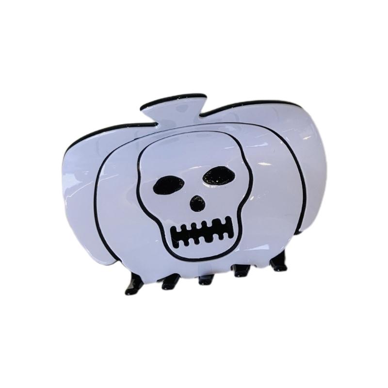 Horror Shape Hairpin Children Friendly Hairclip Creative Halloween Hair Clip for Parties and Daily Use