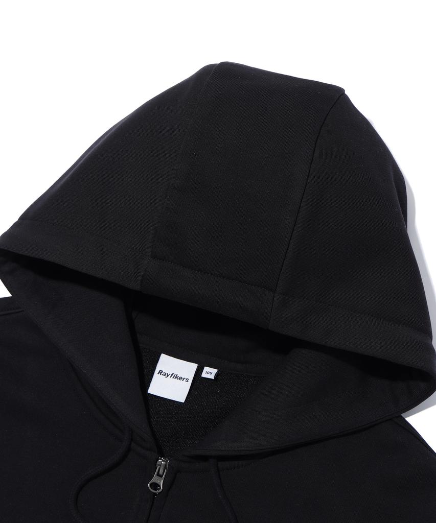 Rayfikers Applique Logo Zip-Up Hoodie Black (Mp6Tu148-076)