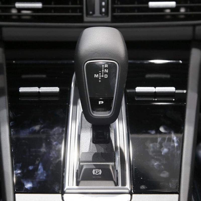

L10A Car Gear Shift Knob Panel Trim Cover For Porsche Cayenne 2018- чёрный