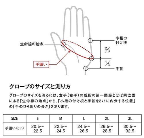 Pazdesign 3-Finger-Thermostat-Handschuhe, XL, Schwarz/Weiß, PGV-050