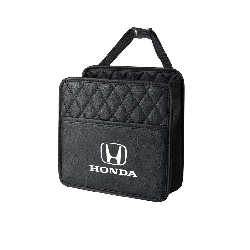 

Car Seat Back Storage Bag Hanging Bag For Honda Fit Insight Type S R VTEC DOHC Modulo Vezel Legend RR Si Auto Accessories чёрный
