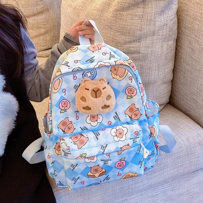 Children's Schoolbag New Cute Cartoon Kindergarten Backpack Boys and Girls Reduce the Burden High Value Backpack