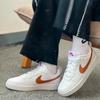 Nike Court Borough Low 2 SE Grade School 'White Metallic Copper' (Unisex) White / Vivid Purple / Metallic Copper Kids' Skateboarding Shoes