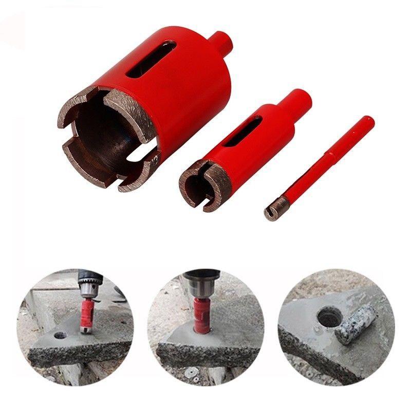 Vacuum Diamond Brazed Drilling Core Bits Diamond Height Hole Saw Drill Bits