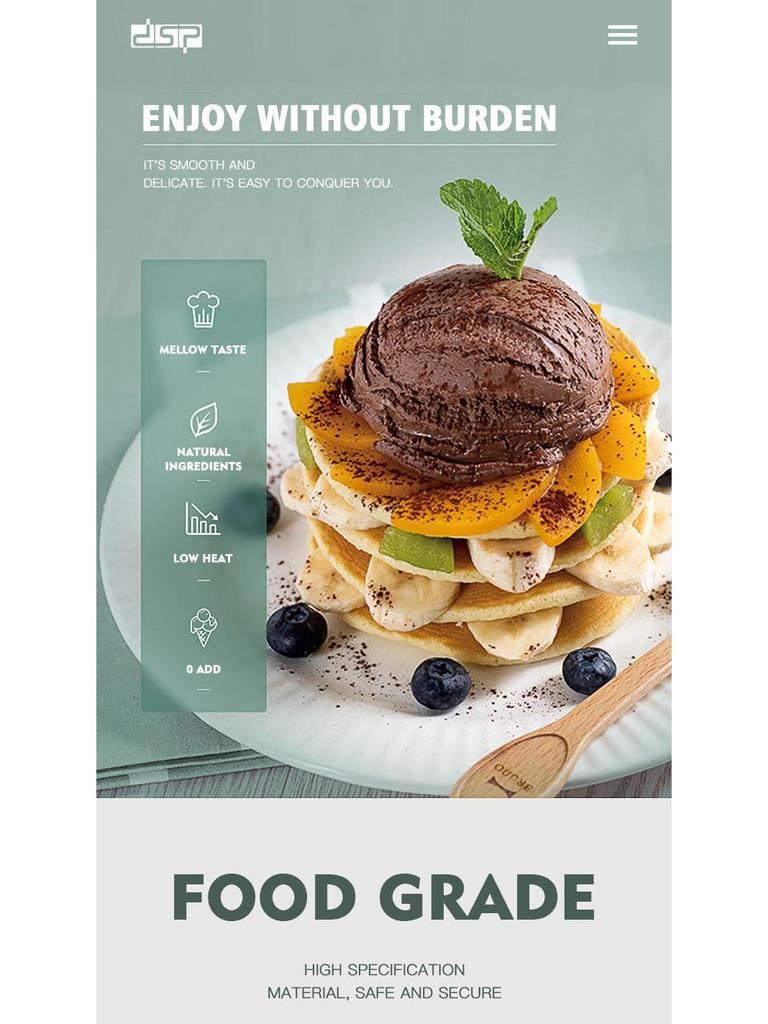 Dansong Multifunktionaler Joghurt- und Eisbereiter für Zuhause und Studentenwohnheime