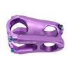 Cycling Stem CNC Hollowed Out High Strength Aluminum Alloy 50mm Handlebar Stem for 28.6mm and 31.8mm Diameter Purple