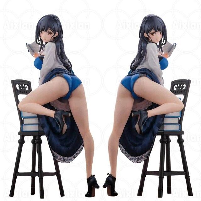27cm Anime Native Character Bungaku Shoujo 1 /7 Girls Pvc Action Figures Anime Adult Figure Model Toys Gift