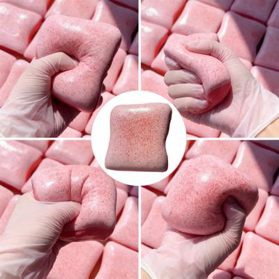 Yousheng Slow Rising Squeeze Toy Realistic Bread-Like Texture Stress Relief Soft Strawberry Toast Slow Rebound Toy