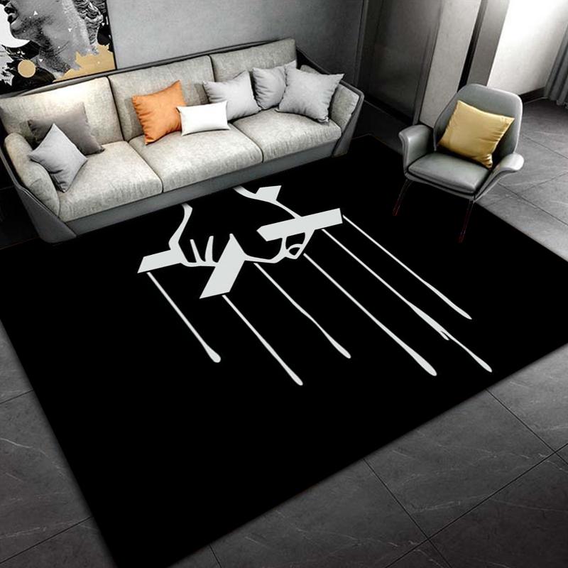 Classic Movies The-Godfather Carpet For Living Room Game Rugs Soft Floor Cartoon Rugs Bathroom Rug Mat Yoga Mat Home Decor Rugs