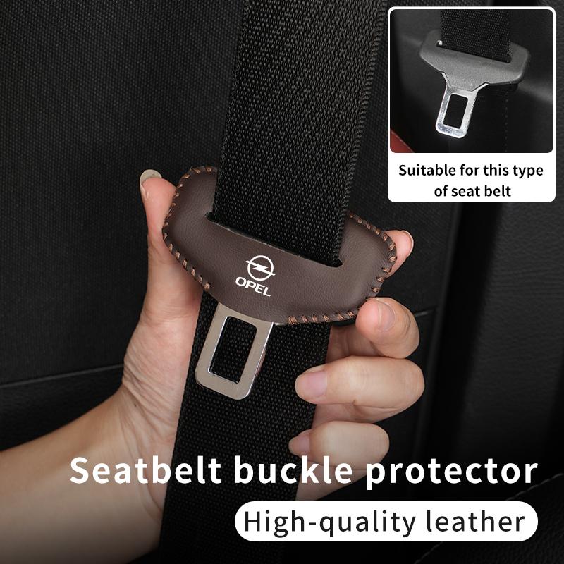 Car Accessories Seat Belt Buckle Anti-scratch Protector Cover For Opel Corsa Astra Insignia Vectra Zafira Meriva Mokka Grandland