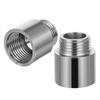 Stainless Steel Shower Head Extension Kit Silver Color 2PCS