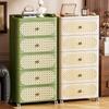 Nordic Style Movable Storage Cabinet with Drawers for Living Room or Bedroom