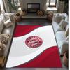 Tappeto Morbido Area Rug con Motivo Calcio Bayern Monaco Antiscivolo Tappeto per Pavimento Interno Tappetino Decorazione Sportiva per Camera da Letto