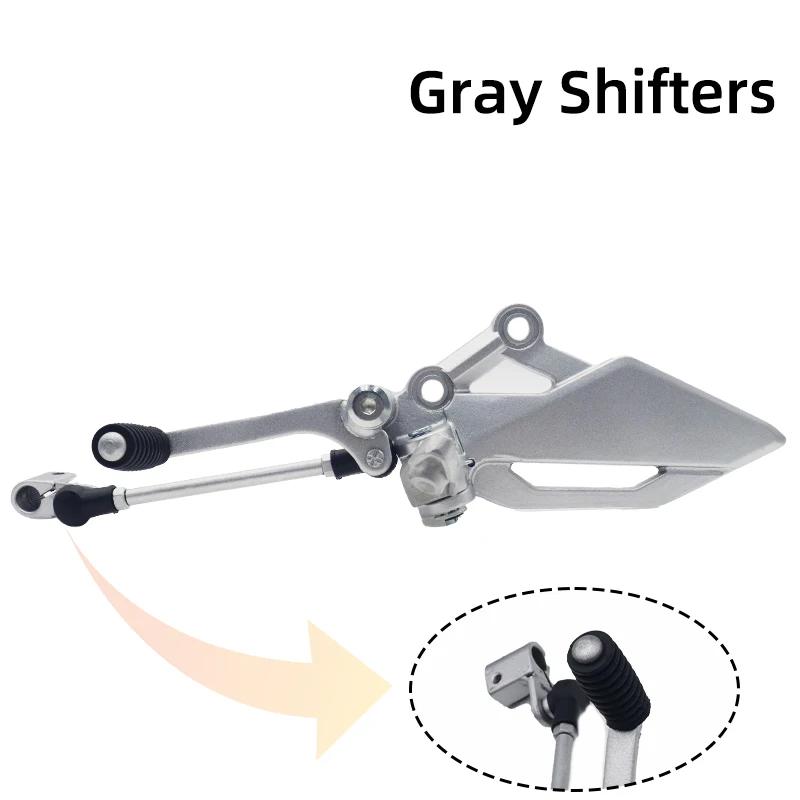 Motorcycle Left Footrest Gear Shift Lever Pedal For KAWASAKI NINJA 300/250/R Z250 Z300 EX250 EX300 Motorcycle Front Foot Pegs