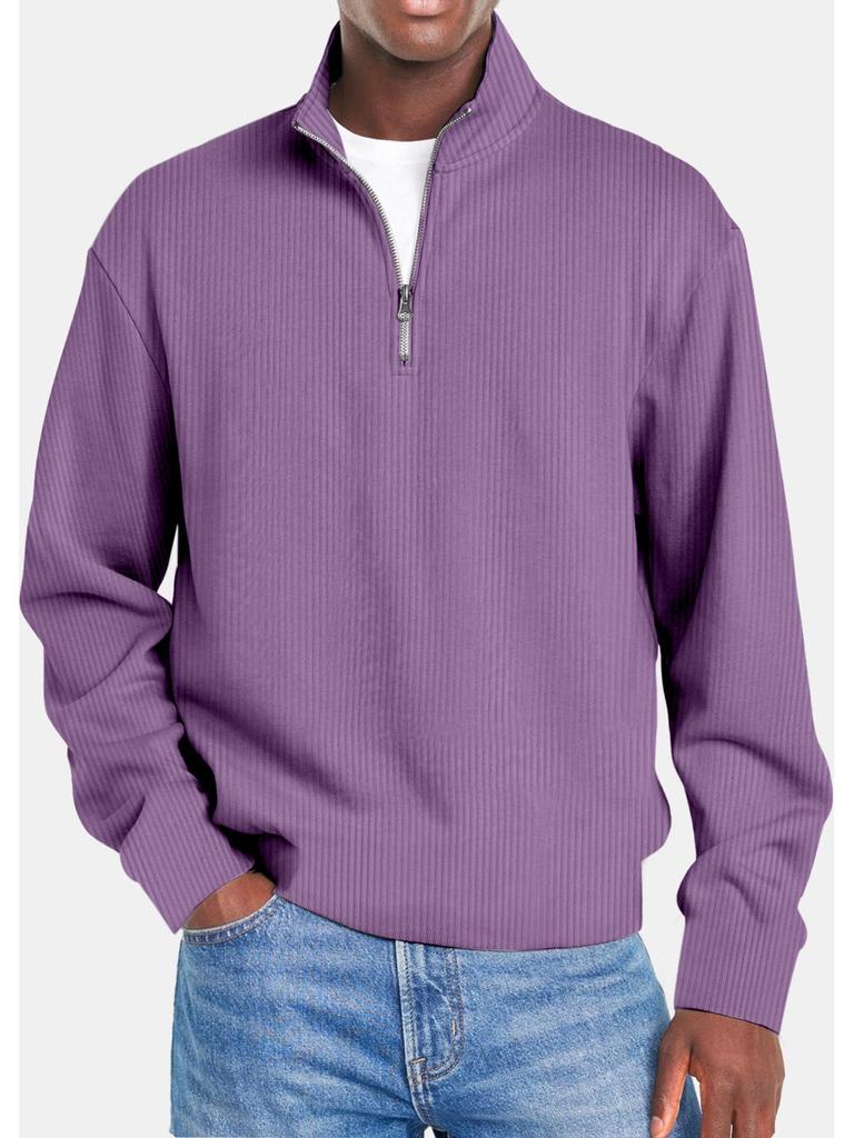 Men's Autumn Slim-Fit Long-Sleeve Zipper Sportswear Top